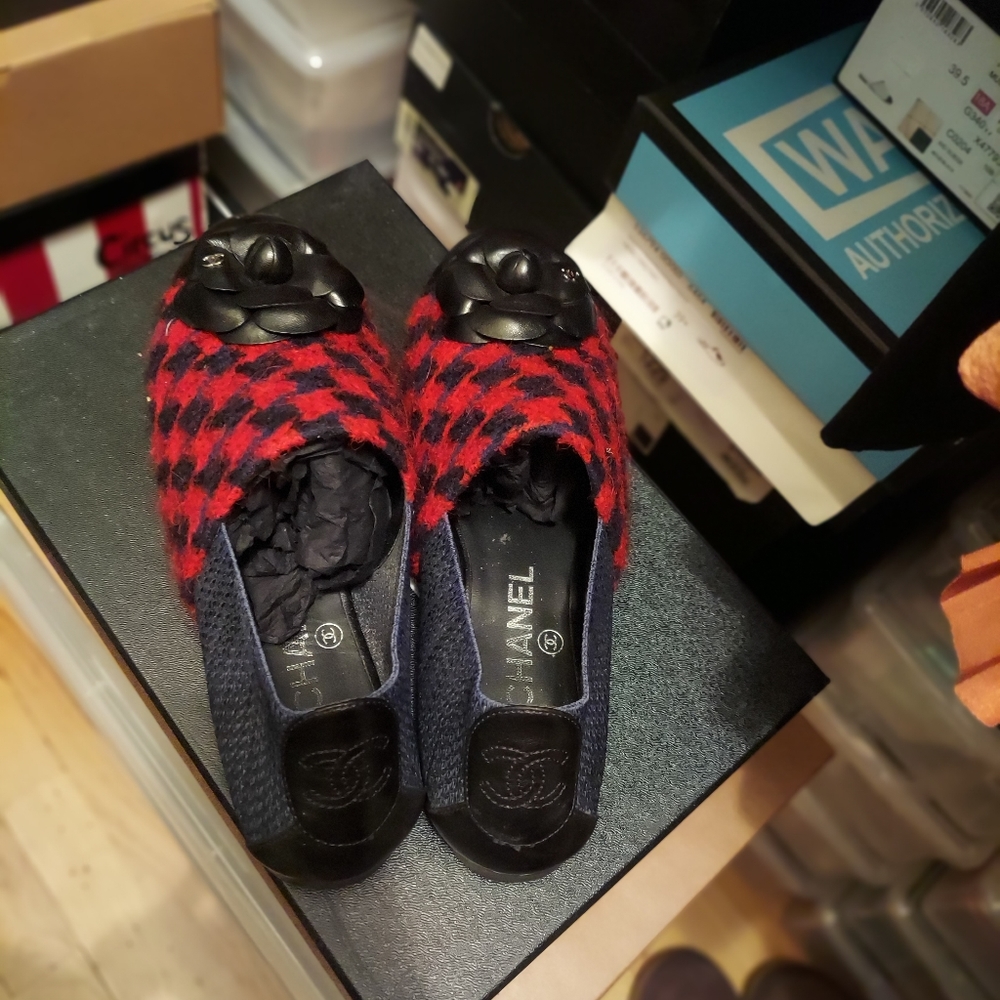 Authentic Chanel Moccasins-Loafers